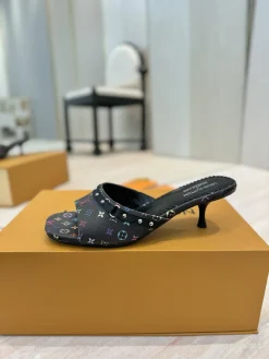 LV Slides & Slippers Leather (Black-Multi) EU35-41 B80202606032152129