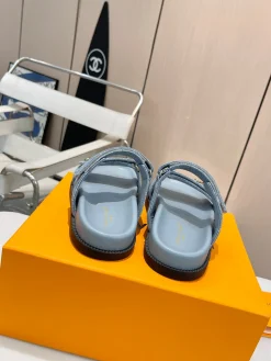 LV Slides & Slippers Leather (Blue-Black-Orange) EU35-41 B40202606032205109