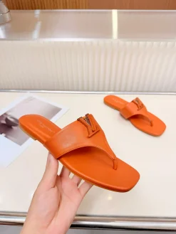 LV Slides & Slippers Leather (Orange) EU35-40 A6020260603226489