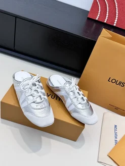 Alternative view of LV Slides & Slippers Leather (Silver-White) EU35-41 C50202606032136149