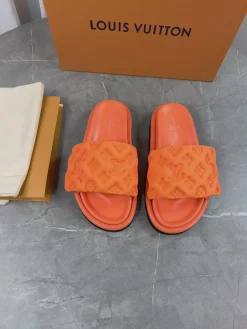 LV Slides & Slippers Rubber (Orange-Black) EU35-45 A5520260603228189