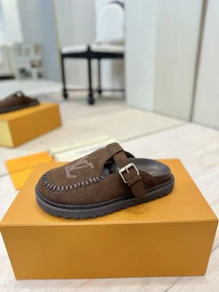 LV Slides & Slippers Suede (Brown) EU35-40 B60202606032295119