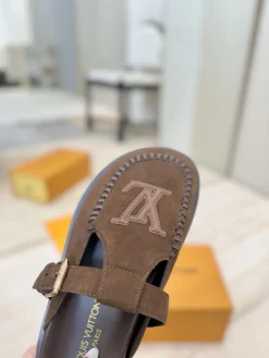 Alternative view of LV Slides & Slippers Suede (Brown) EU35-40 B60202606032295119