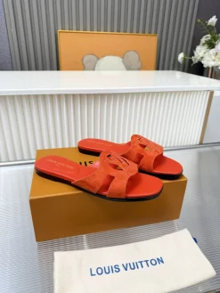 Alternative view of LV Slides & Slippers Suede (Orange-Black) EU35-39 B20202606033312109