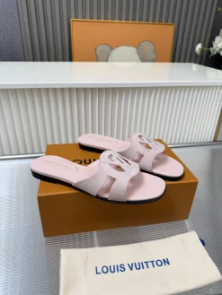 Alternative view of LV Slides & Slippers Suede (Pink-Black) EU35-39 B20202606033313109
