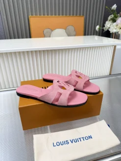 Alternative view of LV Slides & Slippers Suede (Pink-Black) EU35-39 B20202606033314109
