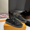 LV Slides & Slippers Suede-Shearling (Black-Grey) EU35-45 B80202606032291129