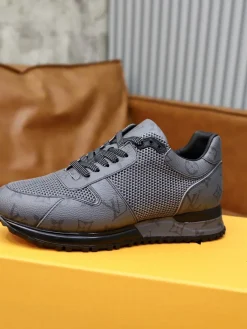 LV Sneakers & Trainers Canvas-Leather (Grey-Black) EU39-44 C40202606033317139