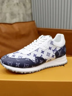 LV Sneakers & Trainers Canvas-Leather (White-Blue) EU39-44 C40202606032354139