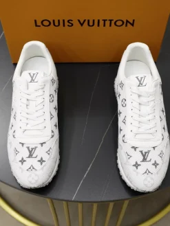 Alternative view of LV Sneakers & Trainers Canvas-Leather (White-Grey) EU39-44 C40202606033350139