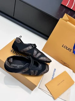 LV Sneakers & Trainers Canvas-Suede (Black-Brown) EU35-41 C50202606032306149