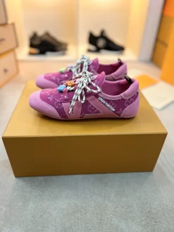 LV Sneakers & Trainers Canvas-Suede (Pink-White-Green-Orange-Blue) EU35-42 B70202606032408119