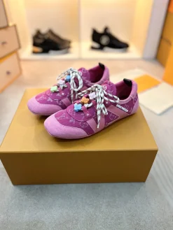 Alternative view of LV Sneakers & Trainers Canvas-Suede (Pink-White-Green-Orange-Blue) EU35-42 B70202606032408119