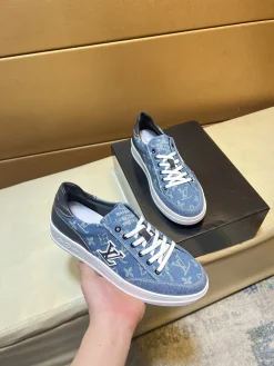 Alternative view of LV Sneakers & Trainers Denim-Leather (Blue-White-Black) EU38-44 B10202606032346109