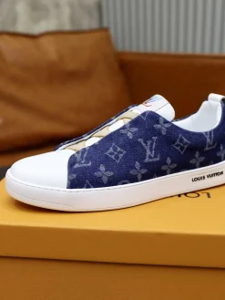 LV Sneakers & Trainers Denim-Leather (Blue-White) EU38-44 B20202606032345109