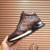 LV Sneakers & Trainers Leather (Brown-Black-White-Silver) EU38-45 D00202606032370159