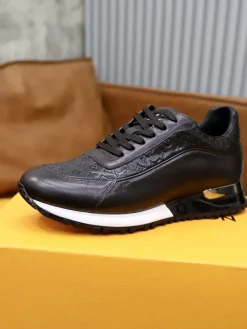 LV Sneakers & Trainers Leather (Brown-White-Black) EU39-44 C60202606033326149