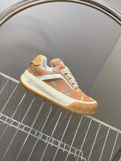LV Sneakers & Trainers Leather (Brown-White-Blue-Green) EU35-45 C10202606032343129