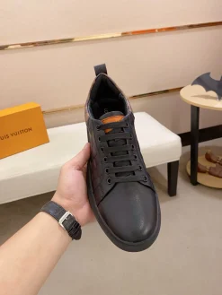 Alternative view of LV Sneakers & Trainers Leather-Canvas (Black-Brown-Orange) EU38-44 B10202606032360109