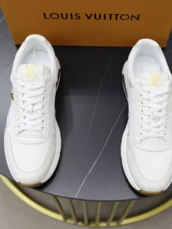 Alternative view of LV Sneakers & Trainers Leather-Canvas (White-Gold-Brown-Green) EU38-44 B20202606032333109