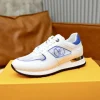LV Sneakers & Trainers Leather-Mesh (White-Blue-Black) EU39-44 C40202606032385139