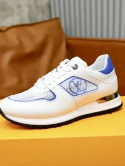 LV Sneakers & Trainers Leather-Mesh (White-Blue-Black) EU39-44 C40202606032385139