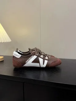 LV Sneakers & Trainers Leather-Suede (Brown-White) EU35-40 B40202606032320109