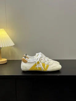 LV Sneakers & Trainers Leather-Suede (Cream-Yellow-Brown) EU35-40 B40202606032418109