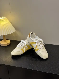 Alternative view of LV Sneakers & Trainers Leather-Suede (Cream-Yellow-Brown) EU35-40 B40202606032418109