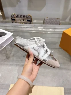 LV Sneakers & Trainers Leather-Suede (Silver-White-Beige) EU35-40 B60202606032372119