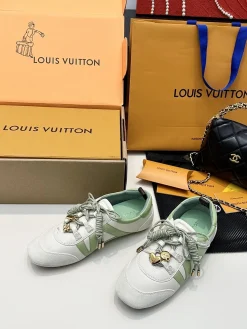 Alternative view of LV Sneakers & Trainers Leather (White-Green) EU35-41 D20202606032314169