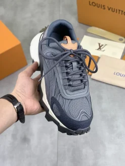 Alternative view of LV Sneakers & Trainers Mesh-Leather (Blue-Navy-White-Orange) EU39-45 C60202606032413149