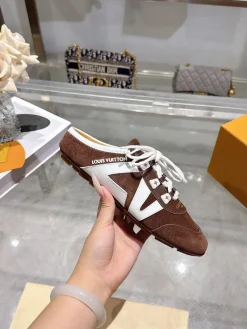 LV Sneakers & Trainers Suede (Brown-White) EU35-40 B60202606032399119