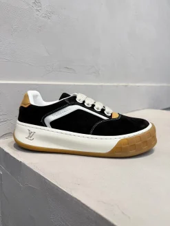 LV Sneakers & Trainers Suede-Leather (Black-White-Brown) EU35-45 B80202606032396129