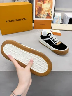 Alternative view of LV Sneakers & Trainers Suede-Leather (Black-White-Brown) EU35-45 B80202606032396129