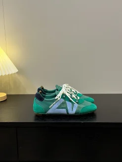 LV Sneakers & Trainers Suede-Leather (Green-Blue-White) EU35-41 B40202606032409109