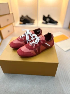 Alternative view of LV Sneakers & Trainers Suede-Leather (Red-Burgundy) EU35-42 B70202606032407119