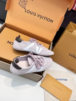 LV Sneakers & Trainers Suede (Pink-White-Brown) EU35-41 C90202606032313159