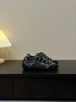 LV Sneakers & Trainers Suede-Sequins (Black-Silver) EU35-40 B40202606032410109
