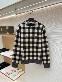 LV Sweaters & Knitwear Knit (Brown-White-Grey) S-XL C40202606131252149