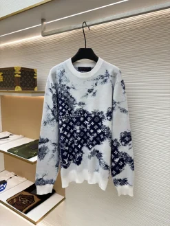 LV Sweaters & Knitwear Knit (White-Blue) XS-L B55202606130999119
