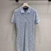 LV Sweaters & Knitwear Wool-Cotton (Blue-White) S-L B95202606010786129