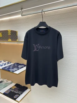 LV T-shirts & Vests Cotton (Black) S-XL A2520260613065479