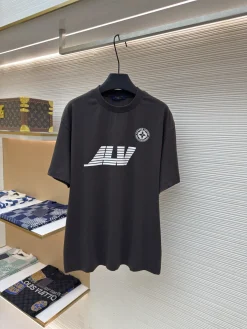 LV T-shirts & Vests Cotton (Black-White) S-XL A0520260613026179