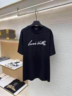 LV T-shirts & Vests Cotton (Black-White) S-XL A2020260613073979
