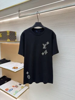 LV T-shirts & Vests Cotton (Black) XS-L A3520260613005289
