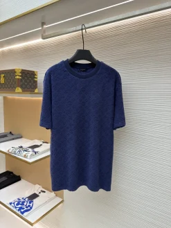 LV T-shirts & Vests Cotton (Blue) S-XL A2520260613040079