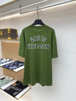 Alternative view of LV T-shirts & Vests Cotton (Green-Black-White) S-XL A7520260613071499