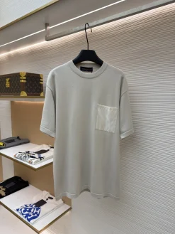 LV T-shirts & Vests Cotton (Light Gray) XS-L B00202606130276109