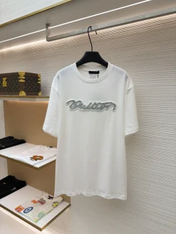 LV T-shirts & Vests Cotton (White-Gray) XS-L A4020260613052789